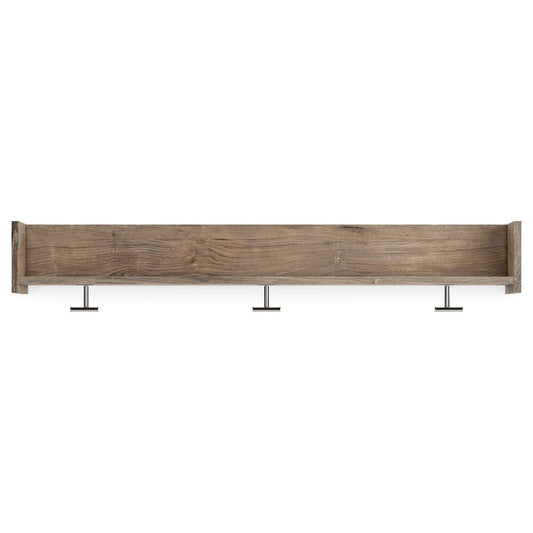 Signature Design by Ashley® Oliah Wall Mounted Coat Rack w/Shelf.