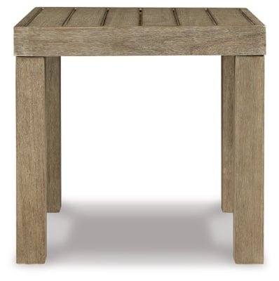Silo Point Outdoor End Table - Dark Brown End Table modern furniture Contempo Furniture