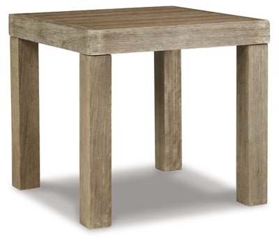 Silo Point Outdoor End Table - Dark Brown End Table modern furniture Contempo Furniture
