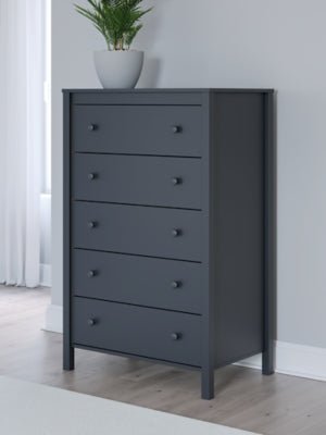 Simmenfort Chest of Drawers - Blue Accent Chest modern furniture Contempo Furniture