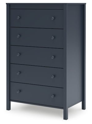 Simmenfort Chest of Drawers - Blue Accent Chest modern furniture Contempo Furniture