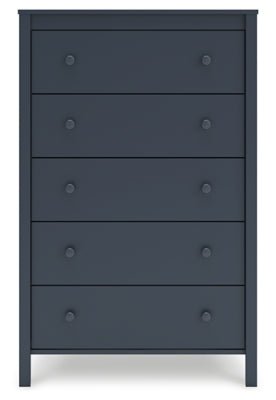 Simmenfort Chest of Drawers - Blue Accent Chest modern furniture Contempo Furniture