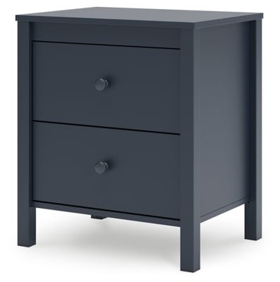 Simmenfort Nightstand - Blue Nightstand modern furniture Contempo Furniture