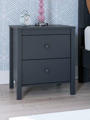 Simmenfort Nightstand - Blue Nightstand modern furniture Contempo Furniture