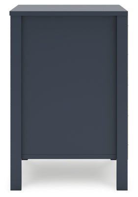 Simmenfort Nightstand - Blue Nightstand modern furniture Contempo Furniture