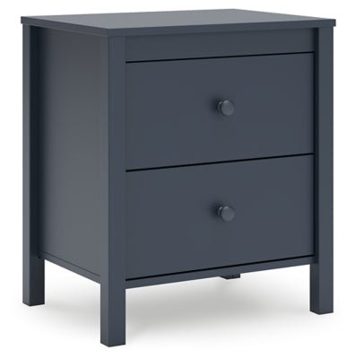 Simmenfort Nightstand - Blue Nightstand modern furniture Contempo Furniture