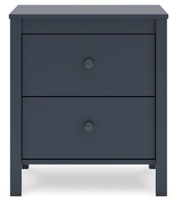 Simmenfort Nightstand - Blue Nightstand modern furniture Contempo Furniture