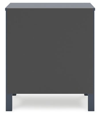 Simmenfort Nightstand - Blue Nightstand modern furniture Contempo Furniture