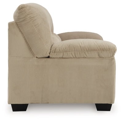 SimpleJoy Loveseat - Beige Stationary Loveseat modern furniture Contempo Furniture