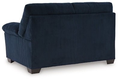 SimpleJoy Loveseat - Blue Stationary Loveseat modern furniture Contempo Furniture