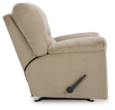 SimpleJoy Recliner - Beige Rocker Chair modern furniture Contempo Furniture