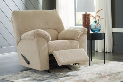 SimpleJoy Recliner - Beige Rocker Chair modern furniture Contempo Furniture