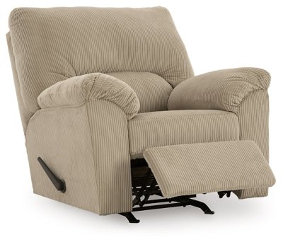 SimpleJoy Recliner - Beige Rocker Chair modern furniture Contempo Furniture