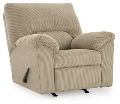 SimpleJoy Recliner - Beige Rocker Chair modern furniture Contempo Furniture