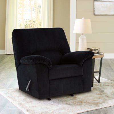 SimpleJoy Recliner - Black Rocker Chair modern furniture Contempo Furniture