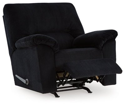 SimpleJoy Recliner - Black Rocker Chair modern furniture Contempo Furniture