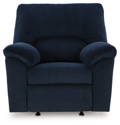 SimpleJoy Recliner - Blue Rocker Chair modern furniture Contempo Furniture