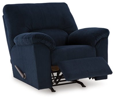 SimpleJoy Recliner - Blue Rocker Chair modern furniture Contempo Furniture