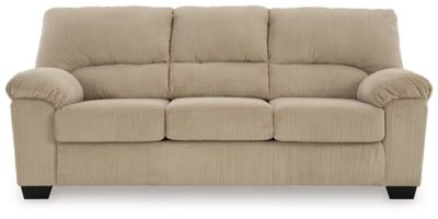 SimpleJoy Sofa - Beige Stationary Sofa modern furniture Contempo Furniture