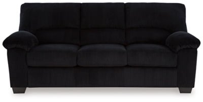 SimpleJoy Sofa - Black Stationary Sofa modern furniture Contempo Furniture