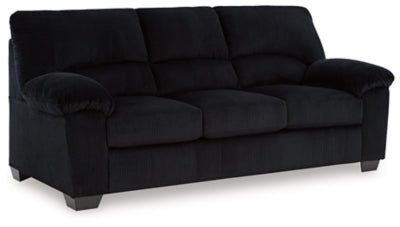 SimpleJoy Sofa - Black Stationary Sofa modern furniture Contempo Furniture