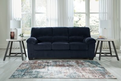SimpleJoy Sofa - Blue Stationary Sofa modern furniture Contempo Furniture
