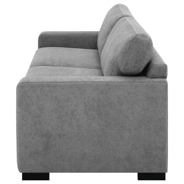 Simpson - Upholstered Sofa Sleeper With Queen Mattress - Gray Sleeper Sofa modern furniture Contempo Furniture