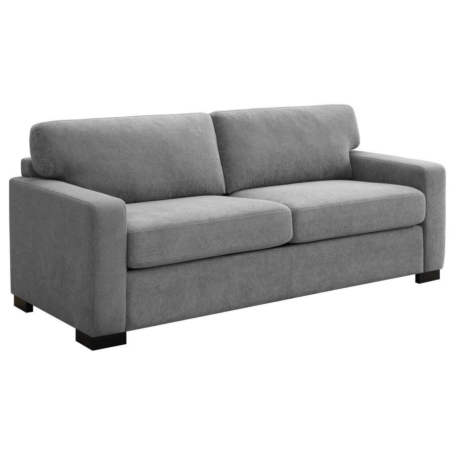 Simpson - Upholstered Sofa Sleeper With Queen Mattress - Gray Sleeper Sofa modern furniture Contempo Furniture