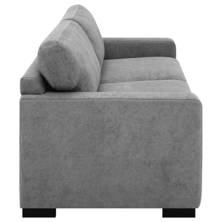 Simpson - Upholstered Sofa Sleeper With Queen Mattress - Gray Sleeper Sofa modern furniture Contempo Furniture