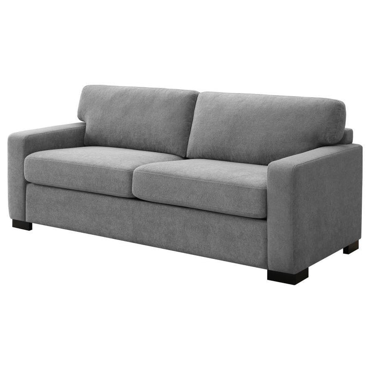 Simpson - Upholstered Sofa Sleeper With Queen Mattress - Gray Sleeper Sofa modern furniture Contempo Furniture