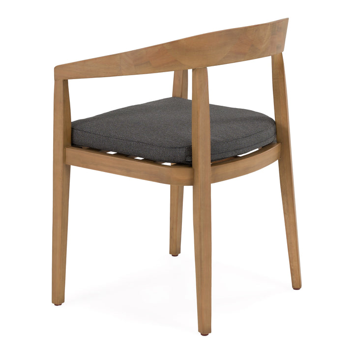 Sintra - Outdoor Grey Olefin + Eucalyptus Dining Chair