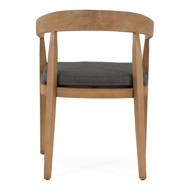 Sintra - Outdoor Grey Olefin + Eucalyptus Dining Chair
