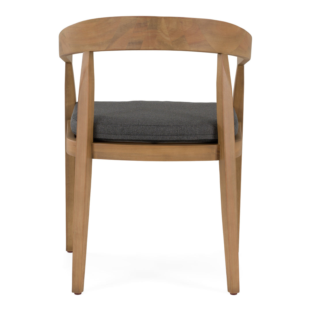 Sintra - Outdoor Grey Olefin + Eucalyptus Dining Chair
