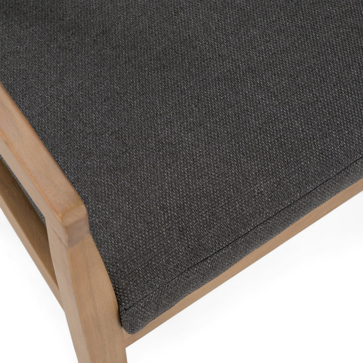 Sintra - Outdoor Grey Olefin + Eucalyptus Dining Chair
