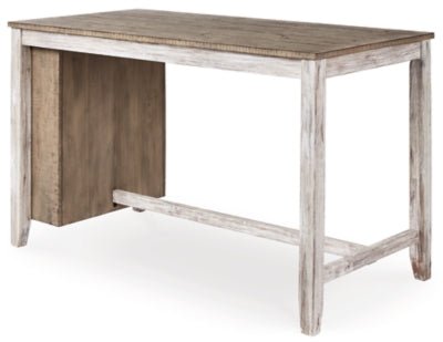 Skempton Counter Height Dining Table - White Counter Table modern furniture Contempo Furniture