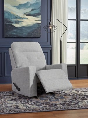 Skillins Recliner - Gray Rocker Chair modern furniture Contempo Furniture