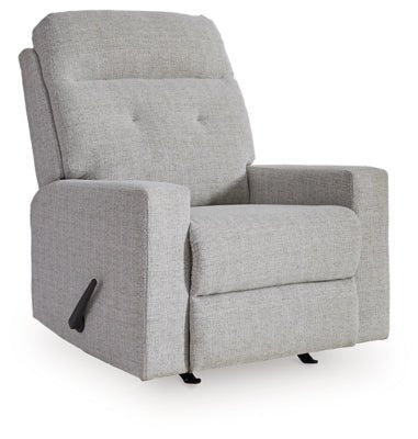 Skillins Recliner - Gray Rocker Chair modern furniture Contempo Furniture