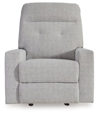 Skillins Recliner - Gray Rocker Chair modern furniture Contempo Furniture