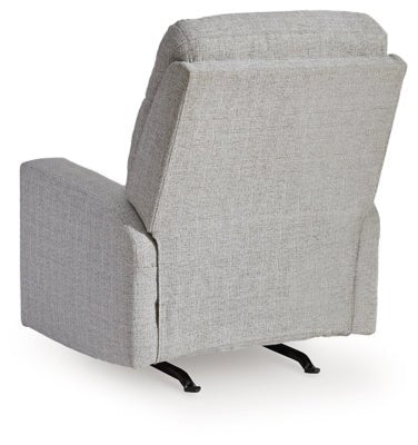 Skillins Recliner - Gray Rocker Chair modern furniture Contempo Furniture