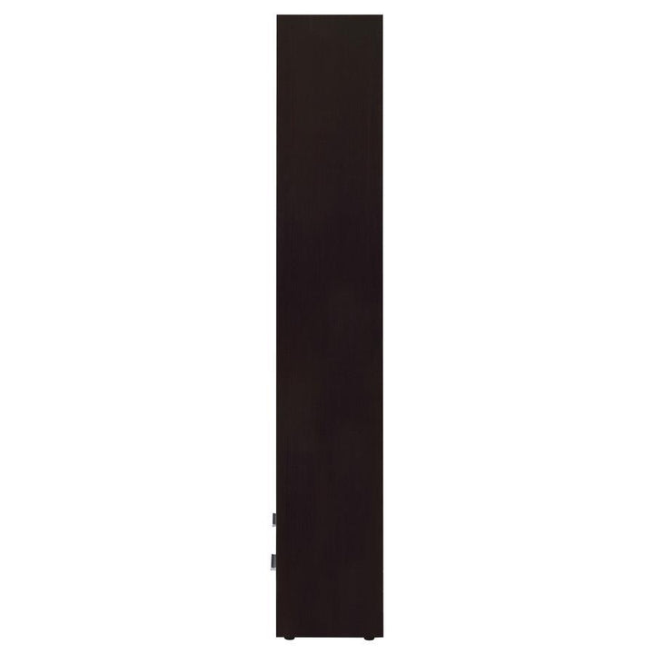 Skylar - 5 - Shelf Bookcase With Drawer - Cappuccino Standard Bookcase modern furniture Contempo Furniture