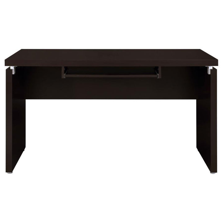 Skylar - Computer Desk With Keyboard Drawer - Cappuccino Computer Desk modern furniture Contempo Furniture