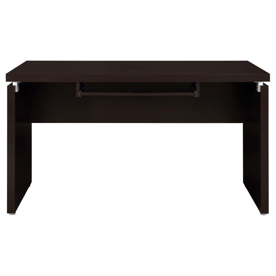Skylar - Computer Desk With Keyboard Drawer - Cappuccino Computer Desk modern furniture Contempo Furniture
