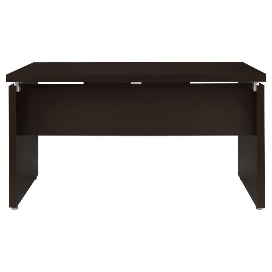 Skylar - Computer Desk With Keyboard Drawer - Cappuccino Computer Desk modern furniture Contempo Furniture