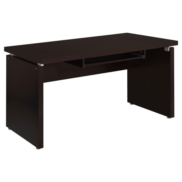 Skylar - Computer Desk With Keyboard Drawer - Cappuccino Computer Desk modern furniture Contempo Furniture