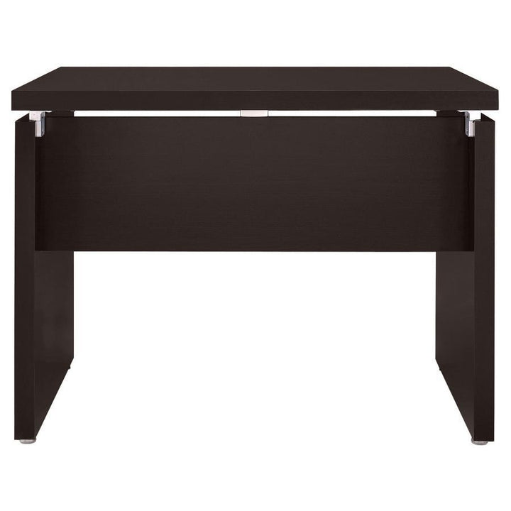 Skylar - Engineered Wood Writing Desk - Cappuccino Writing Desk modern furniture Contempo Furniture