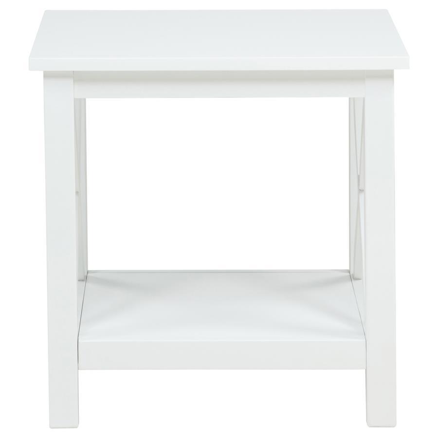 Skyview - 2 Piece Rectangular Lift Top Coffee Table Set - White Table Set modern furniture Contempo Furniture