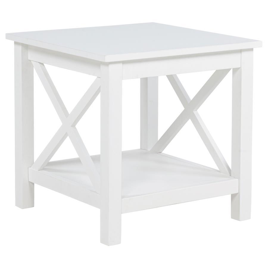 Skyview - 2 Piece Rectangular Lift Top Coffee Table Set - White Table Set modern furniture Contempo Furniture