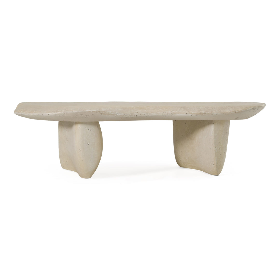 Slone - Modern Beige Fiberform Coffee Table