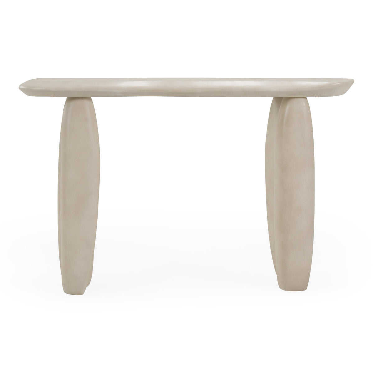 Slone - Modern Beige Concrete Console Table