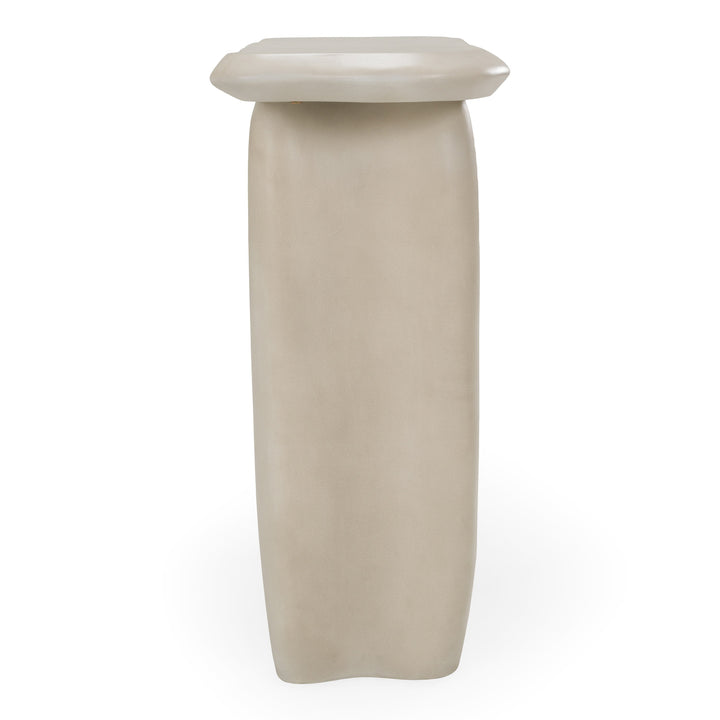 Slone - Modern Beige Concrete Console Table